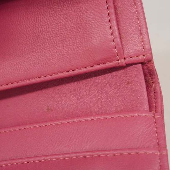 Chanel Matelasse Tri-fold Long Wallet in Lambskin, Pink Champagne, Women's - Picture 12 of 16